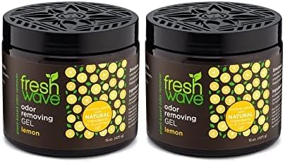 Fresh Wave Lemon Odor Removing Gel, 15 oz. | Pack of 2