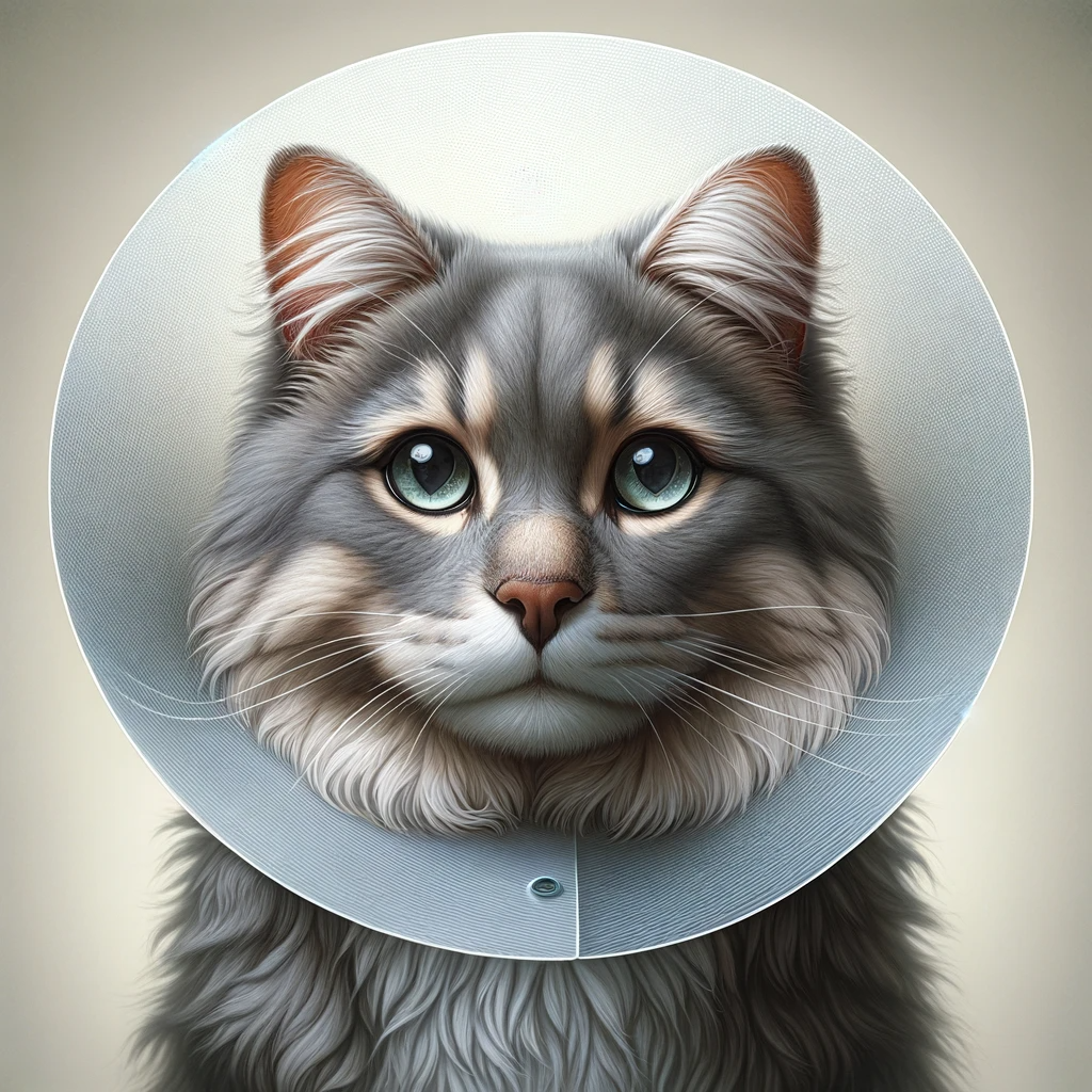 how long should a cat wear a cone after being neutered