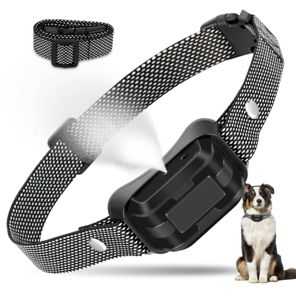 Spray bark collar