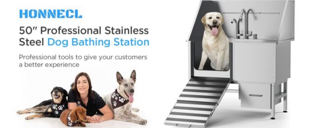 Stainless Steel Dog Bath Table - Image 4