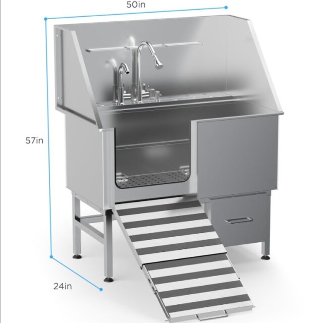 Stainless Steel Dog Bath Table - Image 2