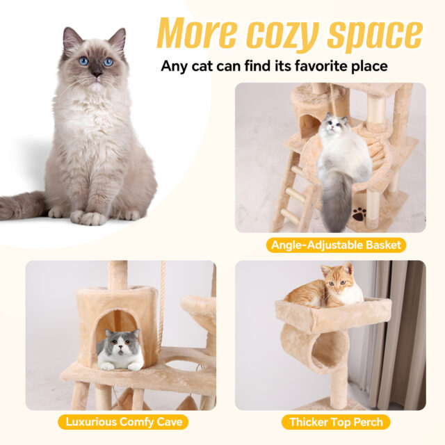 Guided Pet Cat Climbing Frame - Image 2
