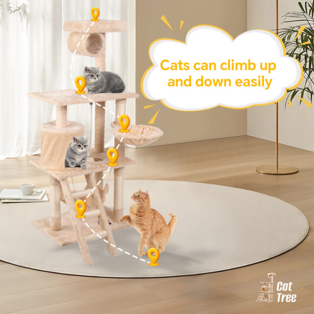 Guided Pet Cat Climbing Frame - Image 4
